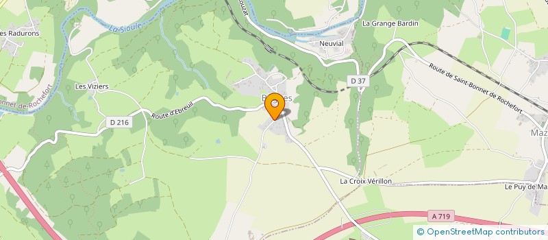 localisation de l'entreprise MONSIEUR ALAIN VIGUIE  BEGUES