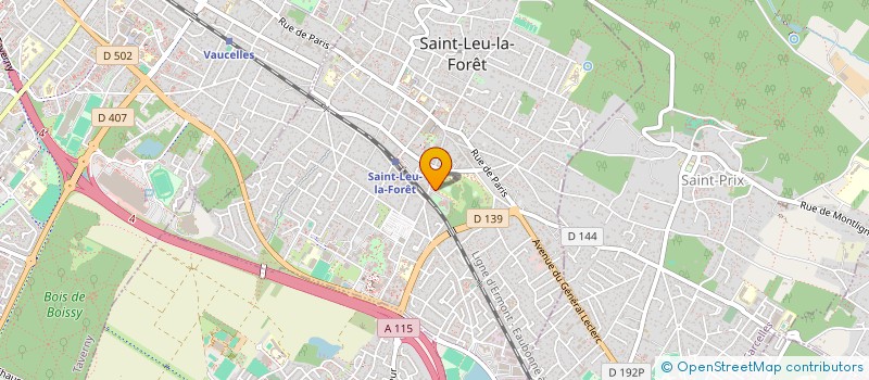 localisation de l'entreprise MONSIEUR ALAIN VILAIN à ST LEU LA FORET