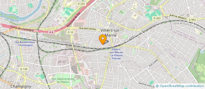 localisation de l'entreprise MONSIEUR ALAIN VILLANNEAU à VILLIERS-SUR-MARNE