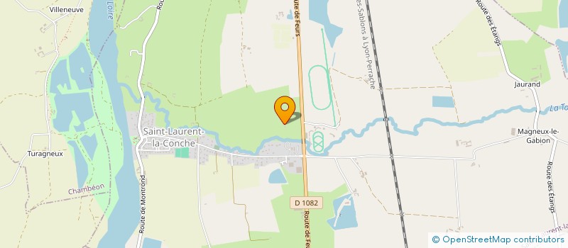 localisation de l'entreprise MONSIEUR ALAIN VILLARD  SAINT-LAURENT-LA-CONCHE