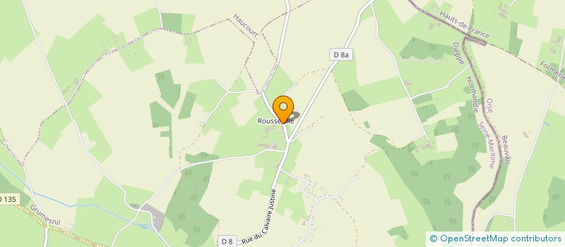 localisation de l'entreprise MONSIEUR ALAIN VILLETTE  GRUMESNIL