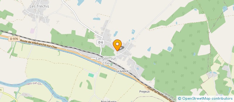 localisation de l'entreprise MONSIEUR ALAIN VILPOUX  LANGON-SUR-CHER