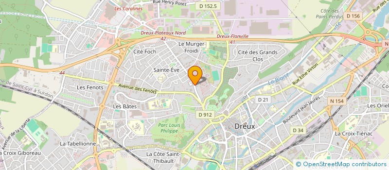 localisation de l'entreprise MONSIEUR ALAIN VINCENT à DREUX