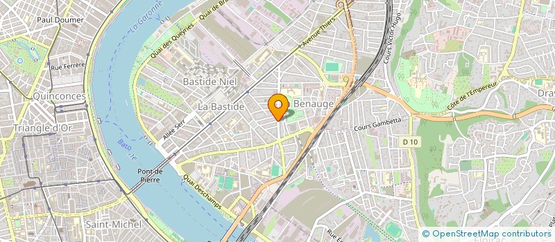 localisation de l'entreprise MONSIEUR ALAIN VINCENT  BORDEAUX