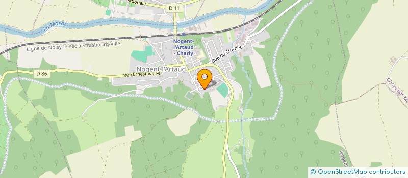 localisation de l'entreprise MONSIEUR ALAIN VINCENT  NOGENT-L'ARTAUD