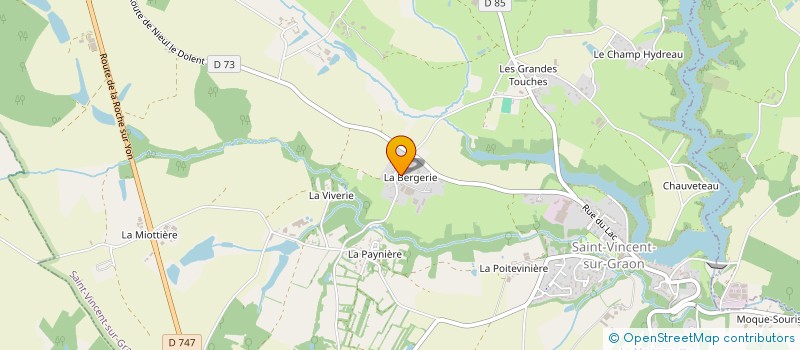 localisation de l'entreprise MONSIEUR ALAIN VINCENT  SAINT-AVAUGOURD-DES-LANDES