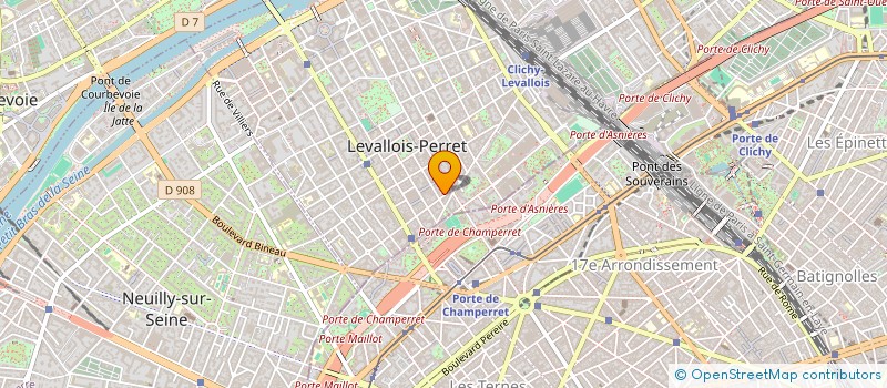 localisation de l'entreprise MONSIEUR ALAIN VIOT à LEVALLOIS-PERRET