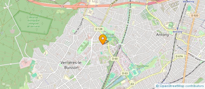 localisation de l'entreprise MONSIEUR ALAIN VOITIER à VERRIERES-LE-BUISSON