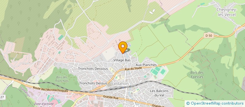 localisation de l'entreprise MONSIEUR ALAIN VOITOT à VALDAHON