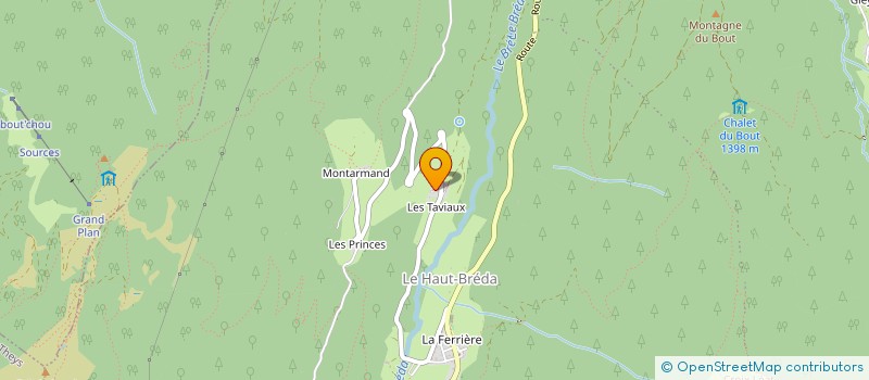 localisation de l'entreprise MONSIEUR ALAIN VOLPI  LE HAUT-BREDA