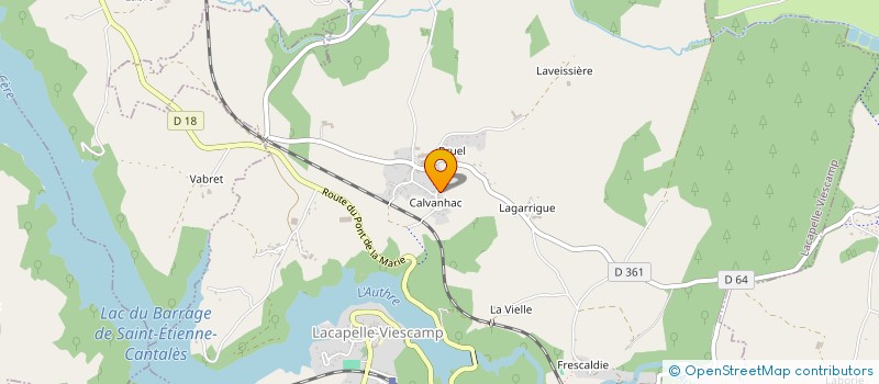 localisation de l'entreprise MONSIEUR ALAIN VOLPILHAC à LACAPELLE-VIESCAMP