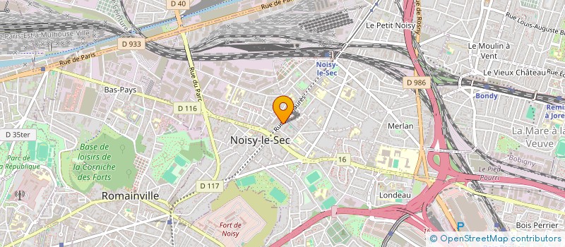 localisation de l'entreprise MONSIEUR ALAIN VORABOUTH  NOISY-LE-SEC