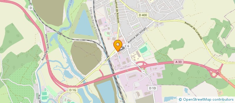 localisation de l'entreprise MONSIEUR ALAIN VOSGIN  DOMBASLE-SUR-MEURTHE