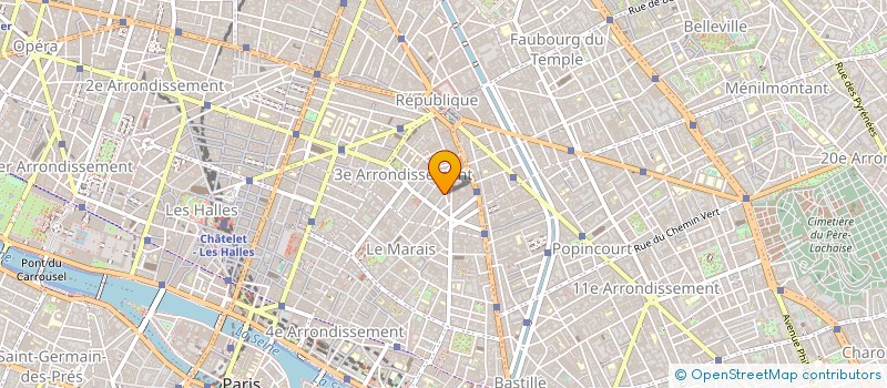 localisation de l'entreprise MONSIEUR ALAIN VUARCHEX à PARIS