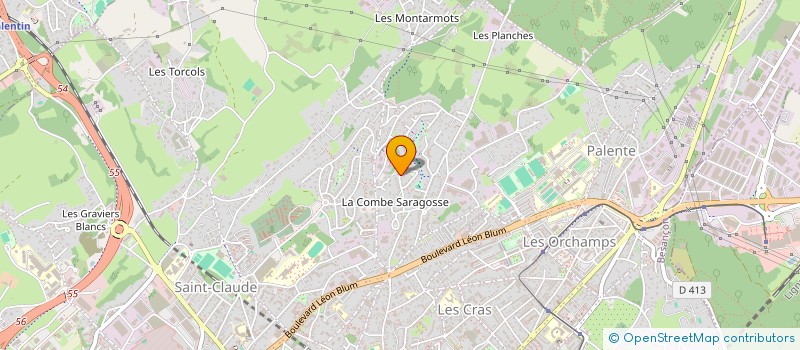 localisation de l'entreprise MONSIEUR ALAIN VUILLEREZ  BESANCON