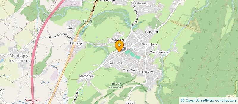 localisation de l'entreprise MONSIEUR ALAIN VULLIEZ  ANNECY