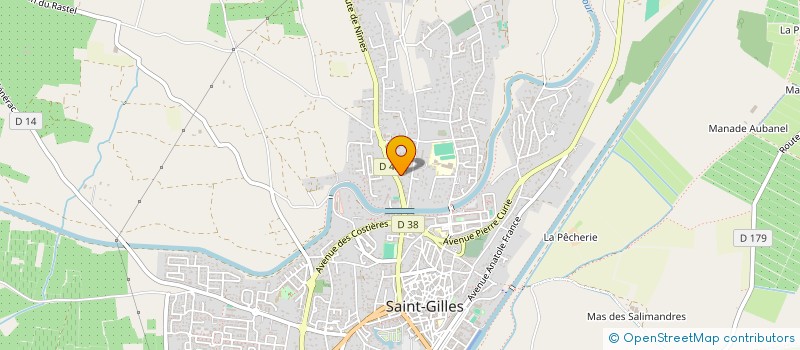 localisation de l'entreprise MONSIEUR ALAIN VULTAGGIO à SAINT-GILLES