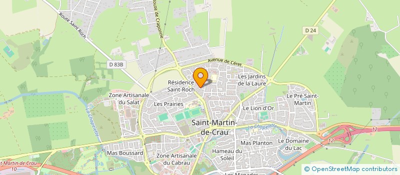 localisation de l'entreprise MONSIEUR ALAIN WAGNER  SAINT MARTIN DE CRAU