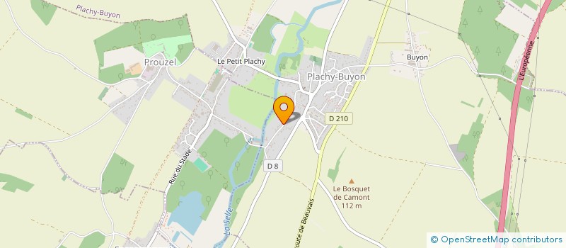 localisation de l'entreprise MONSIEUR ALAIN WALLET  PLACHY-BUYON