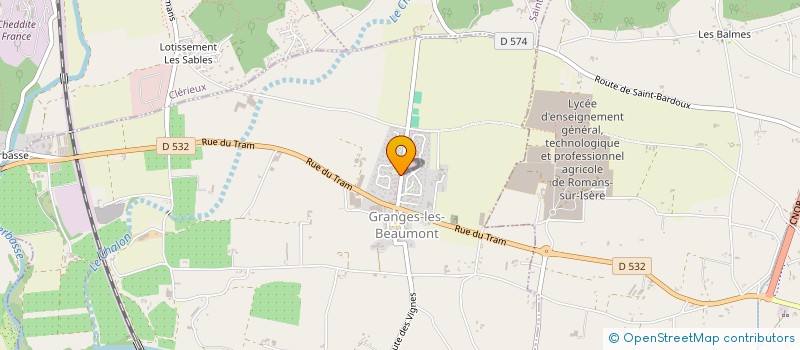 localisation de l'entreprise MONSIEUR ALAIN WASTABLE  GRANGES-LES-BEAUMONT