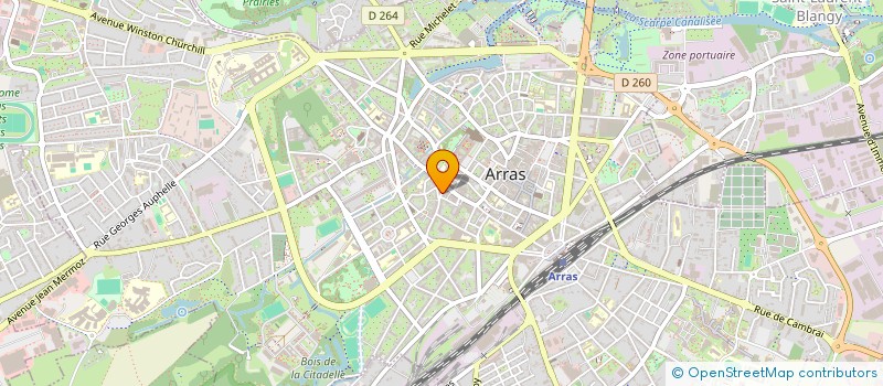 localisation de l'entreprise MONSIEUR ALAIN WATERLOT à ARRAS