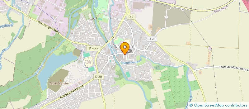 localisation de l'entreprise MONSIEUR ALAIN WELCKER  ENSISHEIM