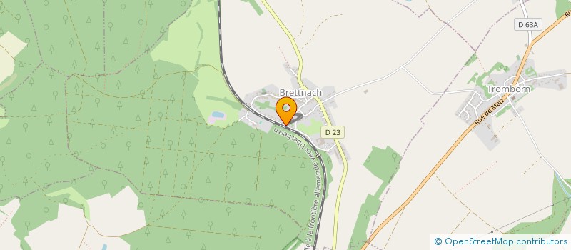 localisation de l'entreprise MONSIEUR ALAIN WERMEISTER  BRETTNACH