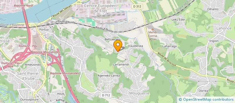 localisation de l'entreprise MONSIEUR ALAIN WERQUIN  VILLEFRANQUE