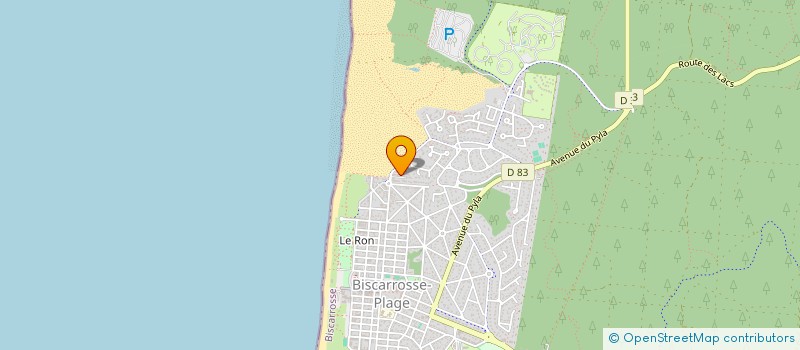 localisation de l'entreprise MONSIEUR ALAIN WESCHELER  BISCARROSSE