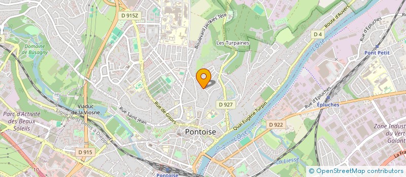 localisation de l'entreprise MONSIEUR ALAIN WICHEGROD  PONTOISE