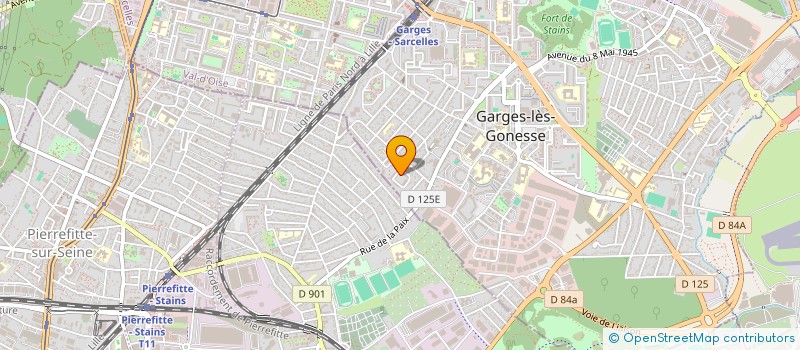 localisation de l'entreprise MONSIEUR ALAIN WIRY  GARGES-LES-GONESSE