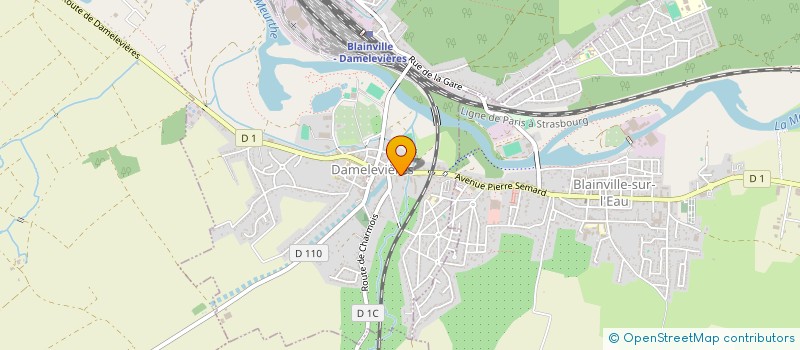 localisation de l'entreprise MONSIEUR ALAIN WODEY  MONT-SUR-MEURTHE