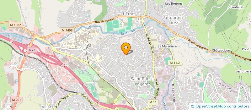 localisation de l'entreprise MONSIEUR ALAIN WOLFF  SAINT-PRIEST-EN-JAREZ