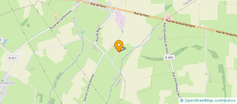 localisation de l'entreprise MONSIEUR ALAIN YVERNEAU  CLAIRFONTAINE