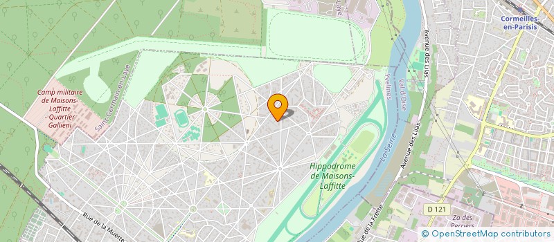 localisation de l'entreprise MONSIEUR ALAIN YVON  MAISONS-LAFFITTE