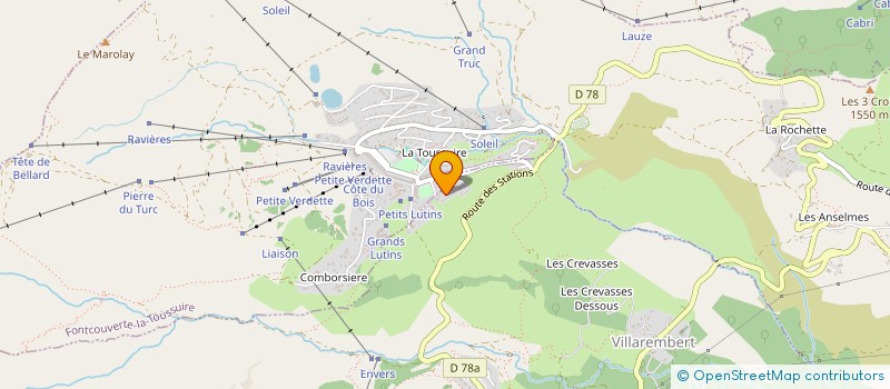 localisation de l'entreprise MONSIEUR ALAIN ZALATEU  VILLARGONDRAN