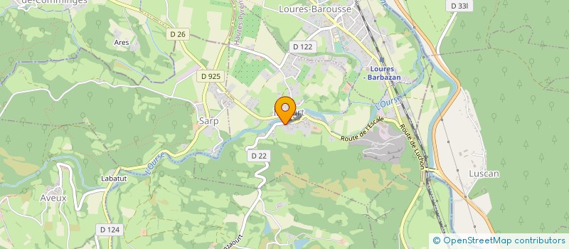 localisation de l'entreprise MONSIEUR ALAIN ZARAGOZA  IZAOURT