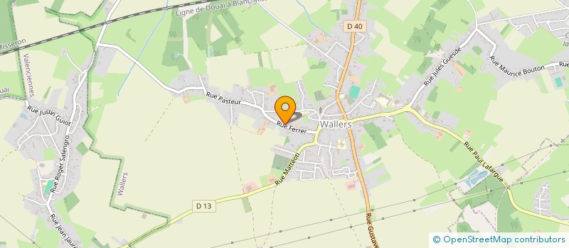 localisation de l'entreprise MONSIEUR ALAIN ZEIPPEN  WALLERS