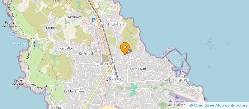 localisation de l'entreprise MONSIEUR ALAIN ZINS  QUIBERON