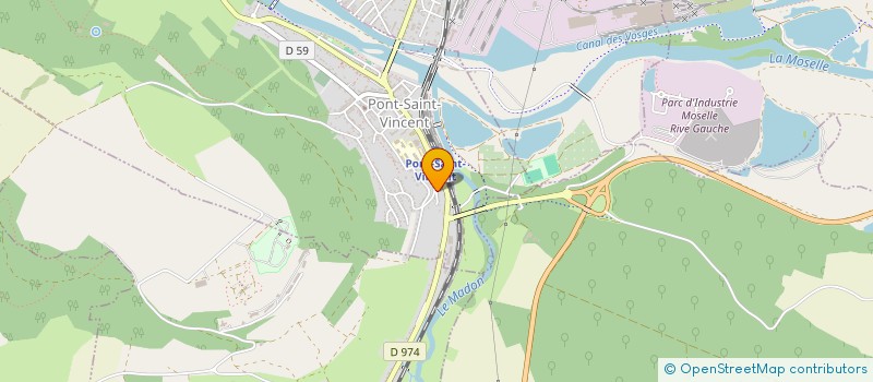 localisation de l'entreprise MONSIEUR ALAIN ZORA  PONT-SAINT-VINCENT