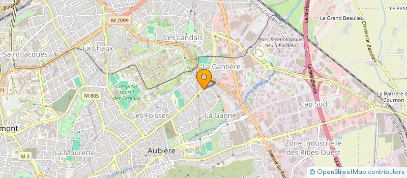 localisation de l'entreprise MONSIEUR ALAM ILDIN MOHAMED OSMAN  AUBIERE