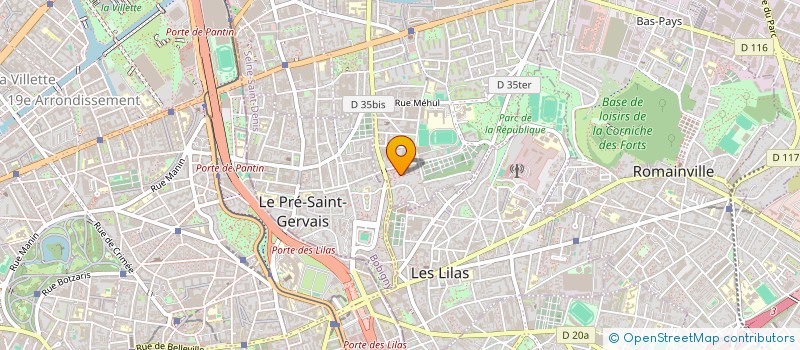 localisation de l'entreprise MONSIEUR ALAM MASUD  PANTIN