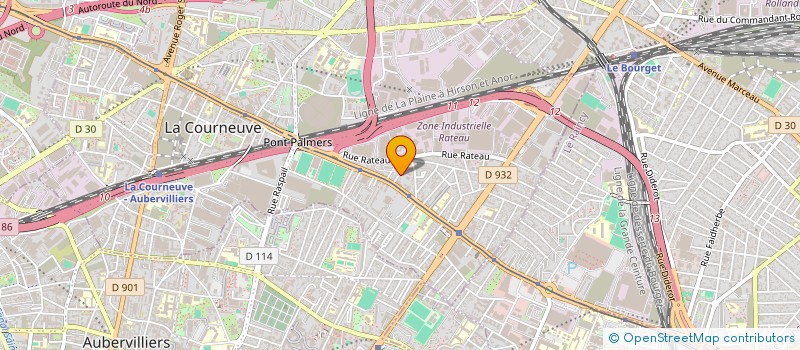 localisation de l'entreprise MONSIEUR ALAM MIA à LA COURNEUVE