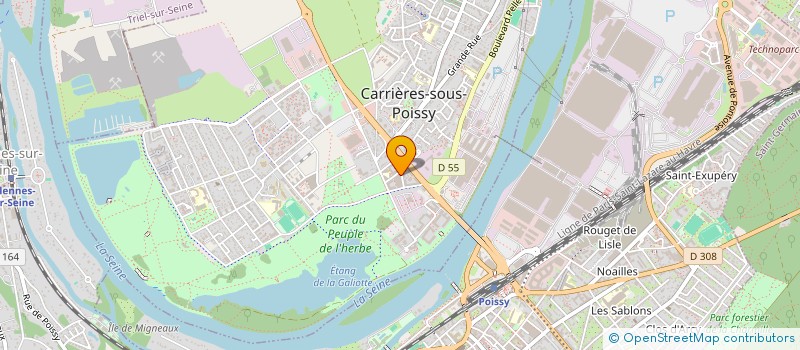 localisation de l'entreprise MONSIEUR ALAM ZAFAR  CARRIERES-SOUS-POISSY