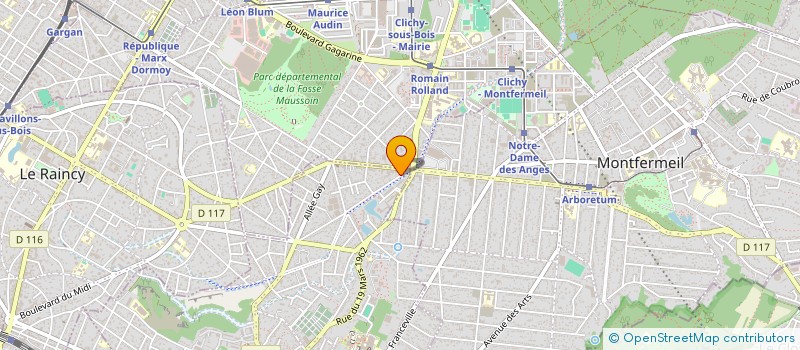 localisation de l'entreprise MONSIEUR ALAMA RUIZ à GAGNY