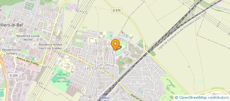 localisation de l'entreprise MONSIEUR ALAMGIR HOSSAIN  GONESSE