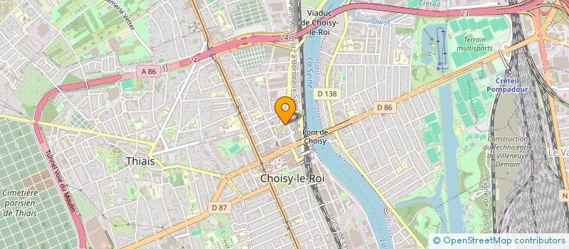 localisation de l'entreprise MONSIEUR ALAMIN ARBAB ABDALLAH  CHOISY-LE-ROI