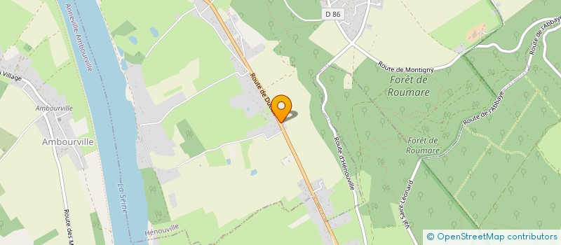 localisation de l'entreprise MONSIEUR ALAN AUBRY  HENOUVILLE