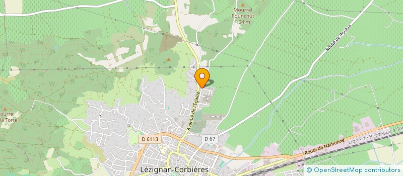 localisation de l'entreprise MONSIEUR ALAN AUVITU à LEZIGNAN-CORBIERES