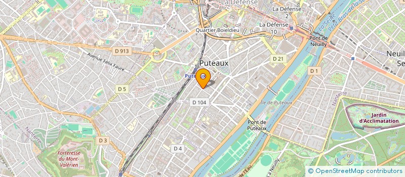 localisation de l'entreprise MONSIEUR ALAN BALL  PUTEAUX